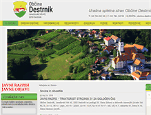 Tablet Screenshot of destrnik.si